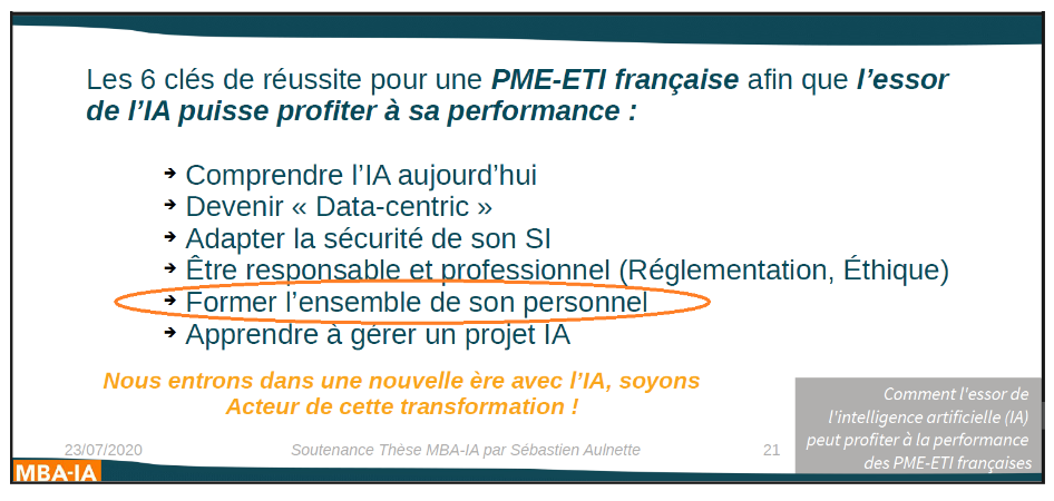 Les clés de la réussite pour que les entreprises puissent bénéficier de l'essor de l'Intelligence Artificielle.